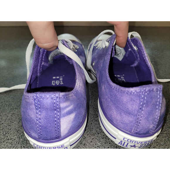 Unisex Purple Converse Chuck Taylor All Stars Shoes Size Men 6 Women Size 8 * - Picture 8 of 9